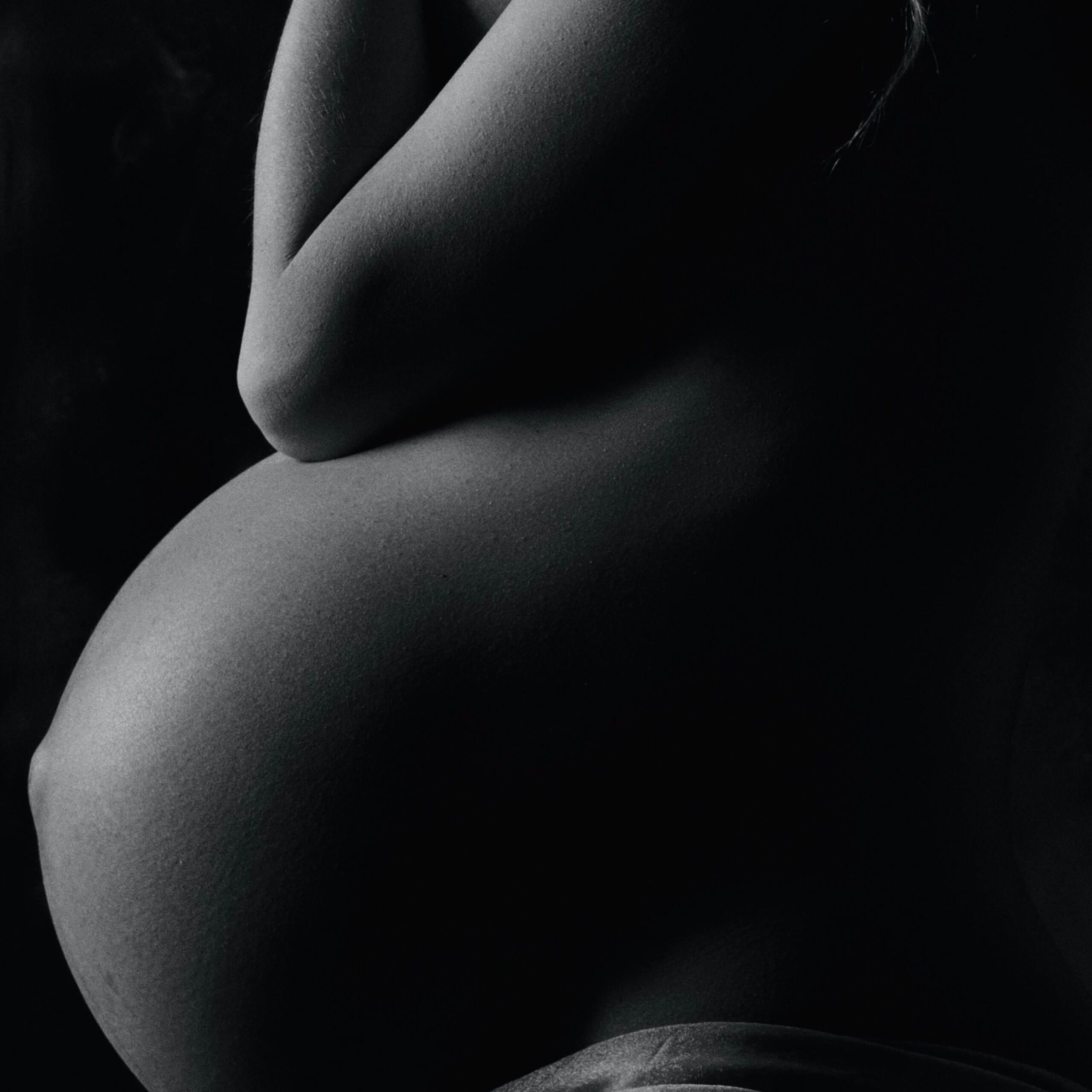 pregnant womans belly