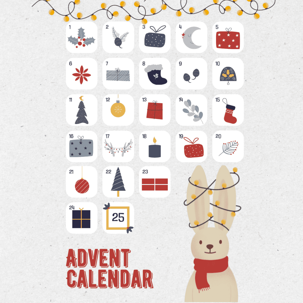 image of an advent calendar | the season of advent